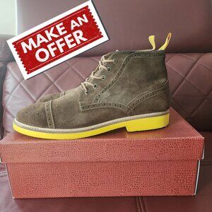 Donald J. Pliner Grand-ZB Expresso Treated Suede Size 13